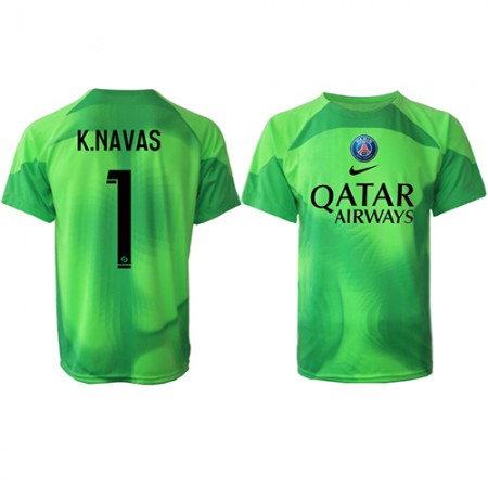 Paris Saint-Germain Keylor Navas 1 Målmand Hjemme 2022-23 - Fodboldtrøjer (S/S) Paris Saint-Germain Keylor Navas 1 Målmand Hjemme 2022-23 - Fodboldtrøjer (S/S)